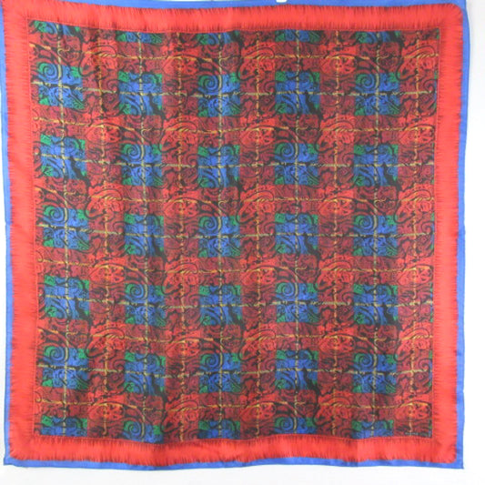 Elaine Gold Designer Silk Scarf - Square – 1398