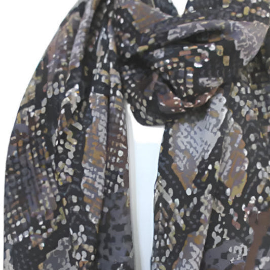 Cynthia Rowley Designer Silk Scarf - Long - 1408