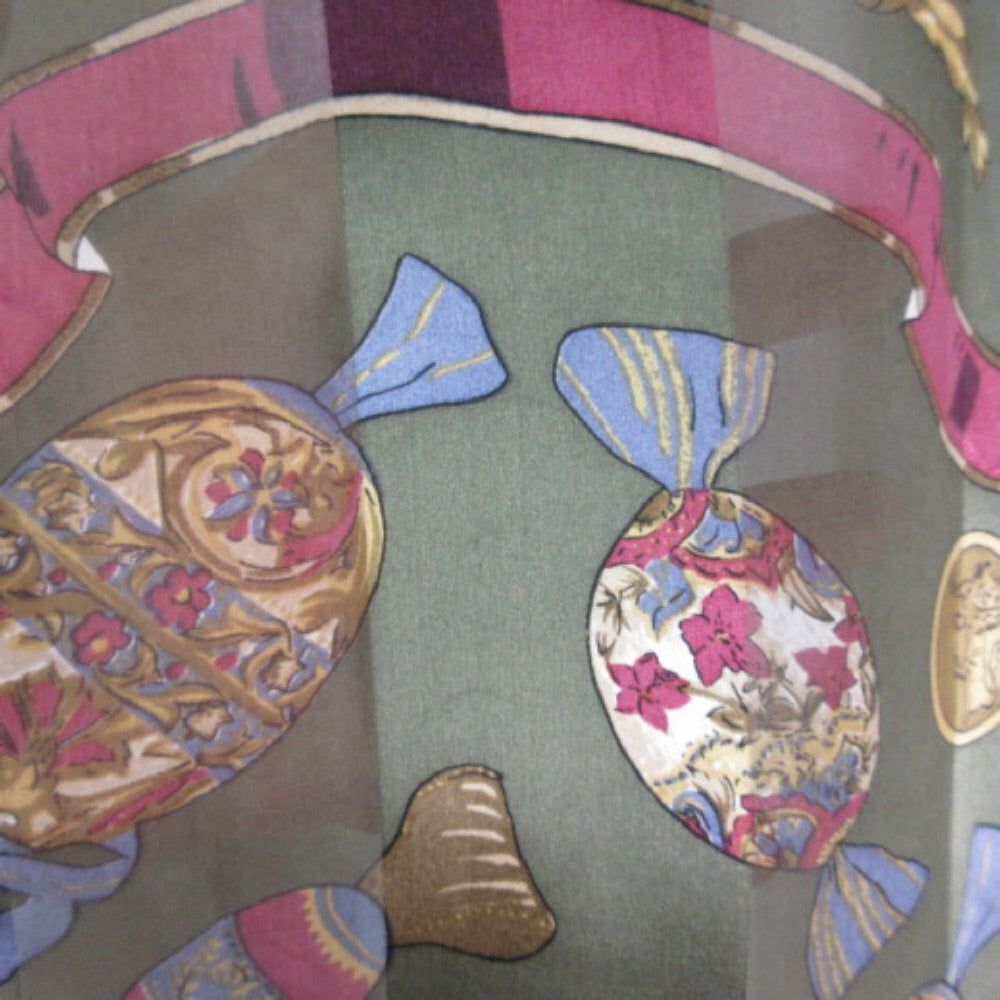 Bill Blass Designer Silk Scarf - Long - 1413