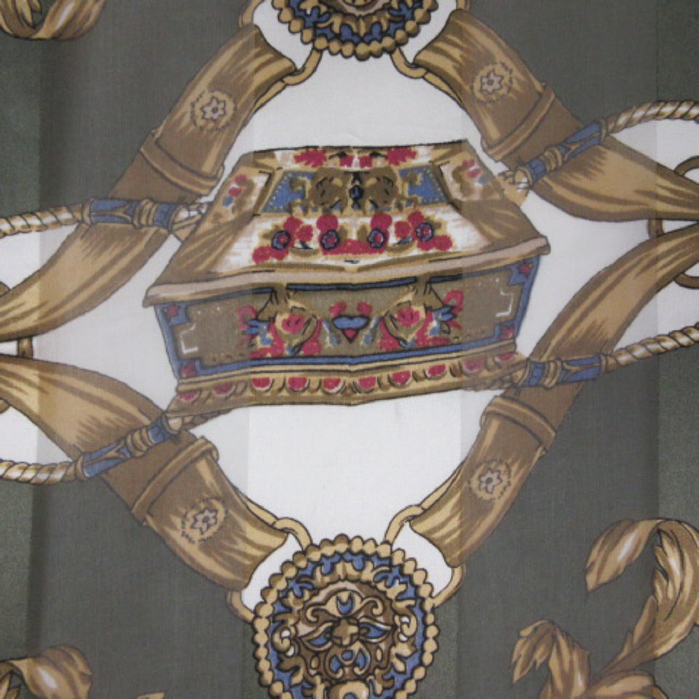 Bill Blass Designer Silk Scarf - Long - 1413