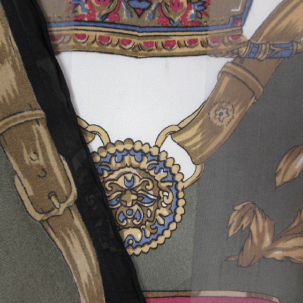 Bill Blass Designer Silk Scarf - Long - 1413