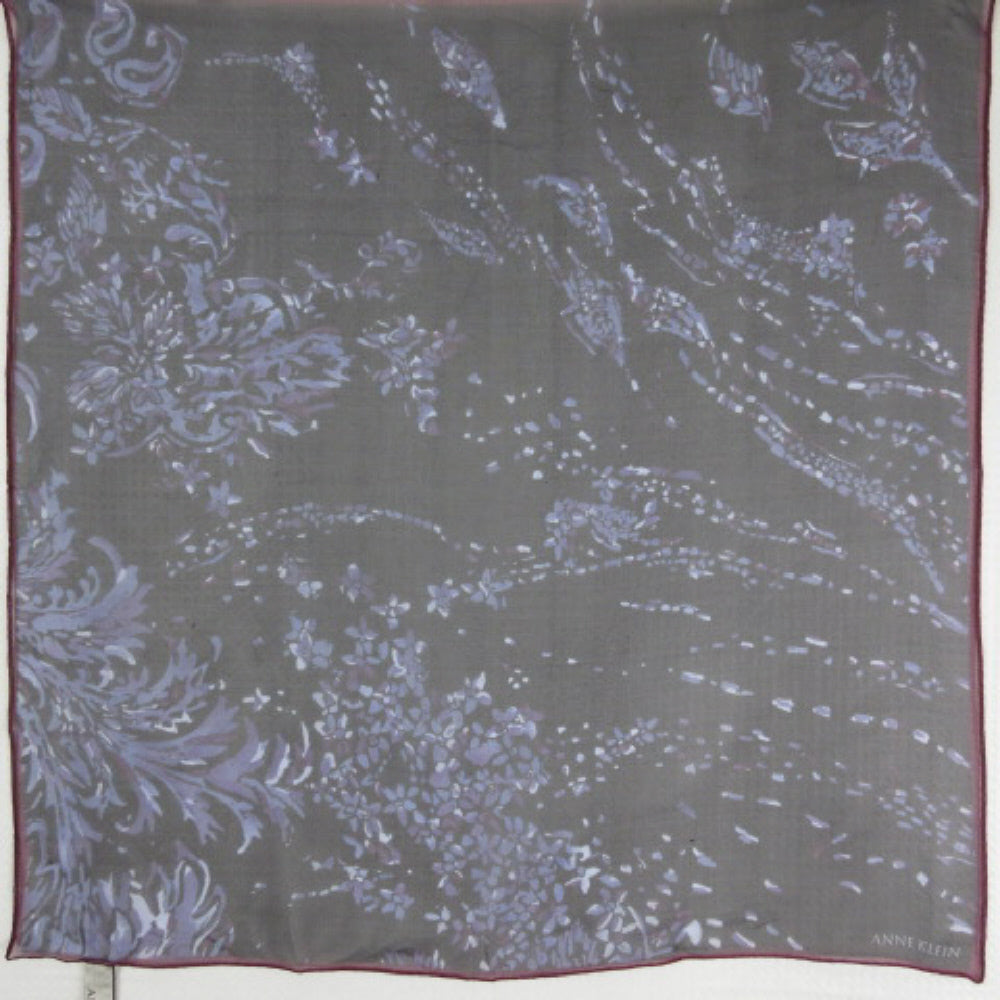 Anne Klein Designer Silk Scarf - Square - 1454