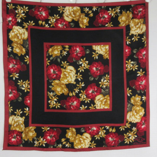 Oscar de la Renta Designer Silk Scarf - Square - 1459