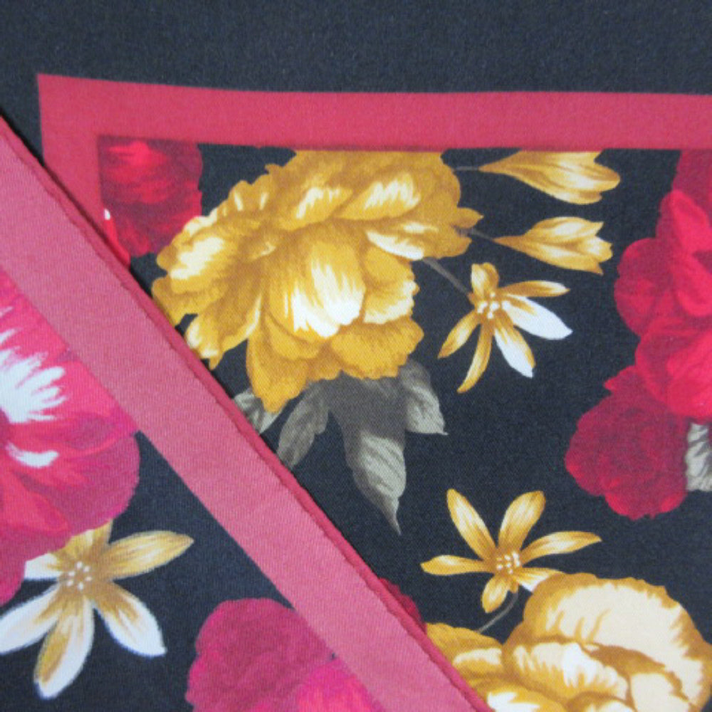 Oscar de la Renta Designer Silk Scarf - Square - 1459