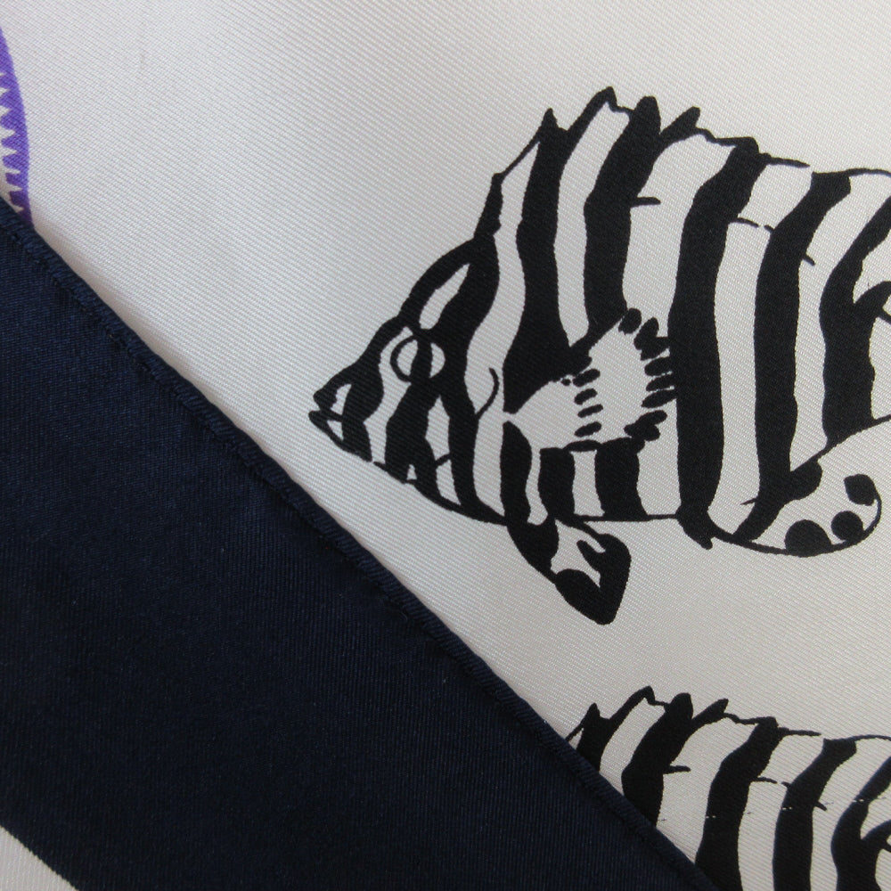 Echo Fish Silk Scarf - Square – 5439