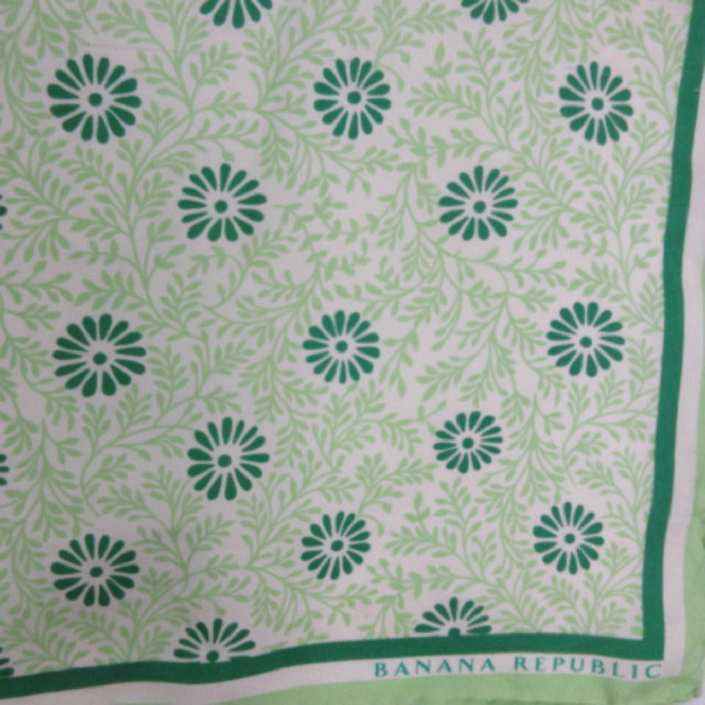Banana Republic Designer Silk Scarf - 22" Square - 1466
