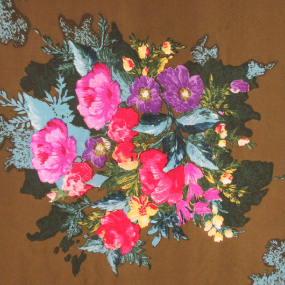 Bill Blass Designer Silk Scarf - Square - 1489