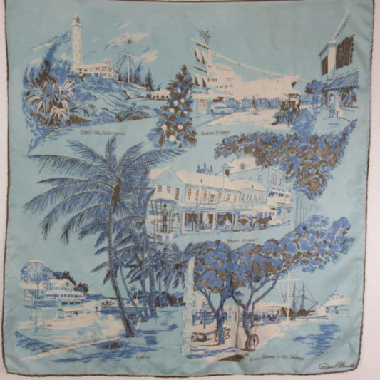 Richard Brooks Designer Painting Silk Scarf - Square - 1497