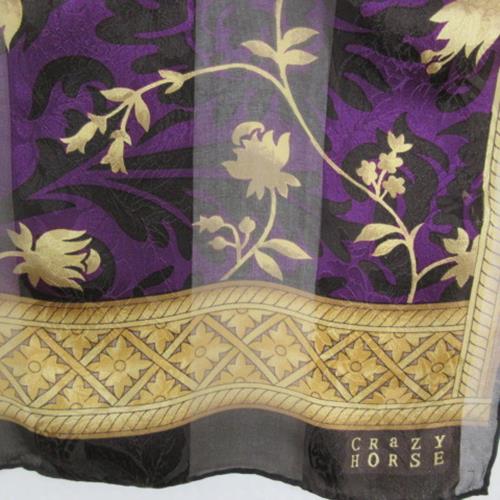 Liz Claiborne Designer Crazy Horse Silk Scarf - Long 1505