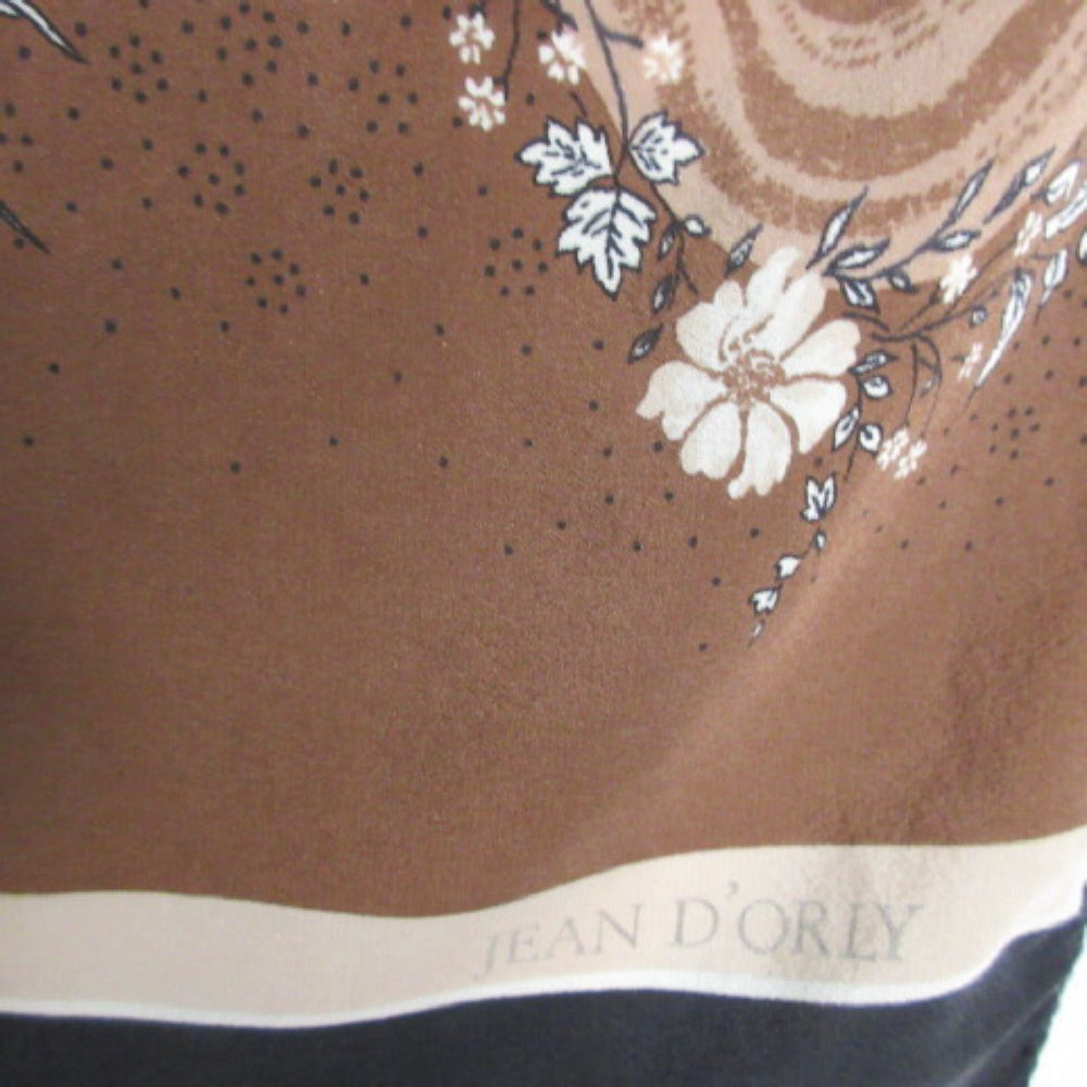 Jean D'Orly Designer Silk Scarf - Long - 1538