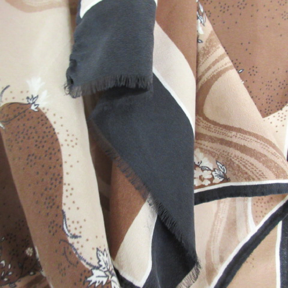 Jean D'Orly Designer Silk Scarf - Long - 1538