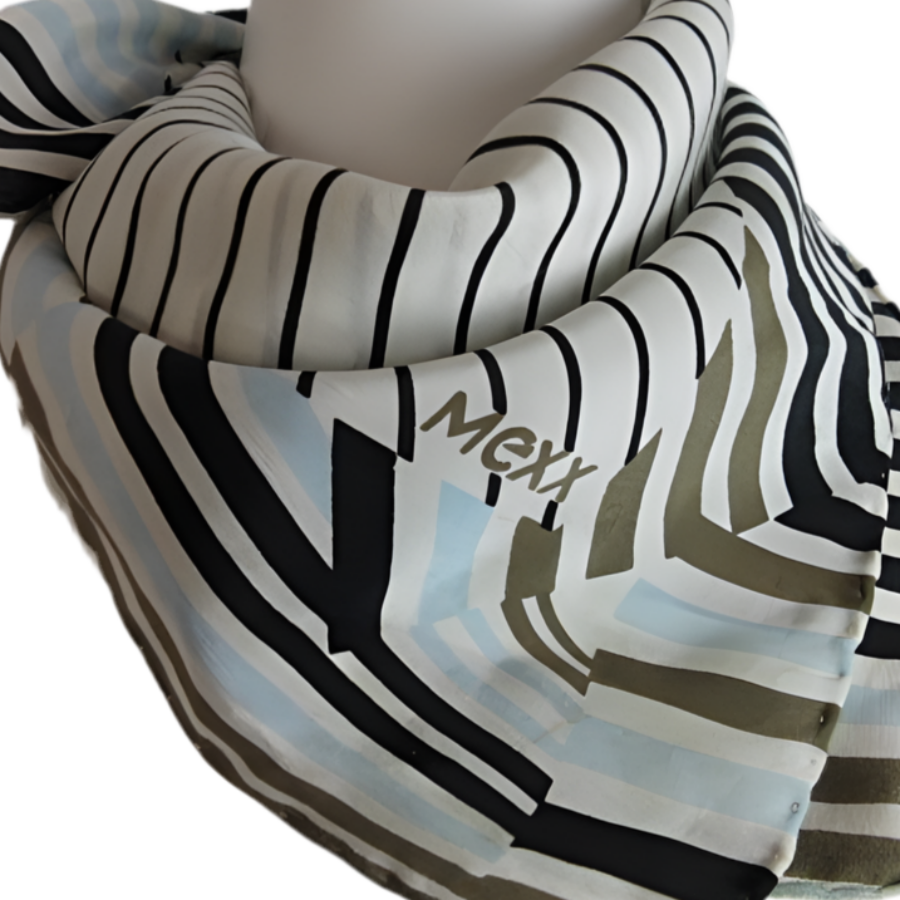 Mexx Designer Silk Scarf - Square Handkerchief – 5330