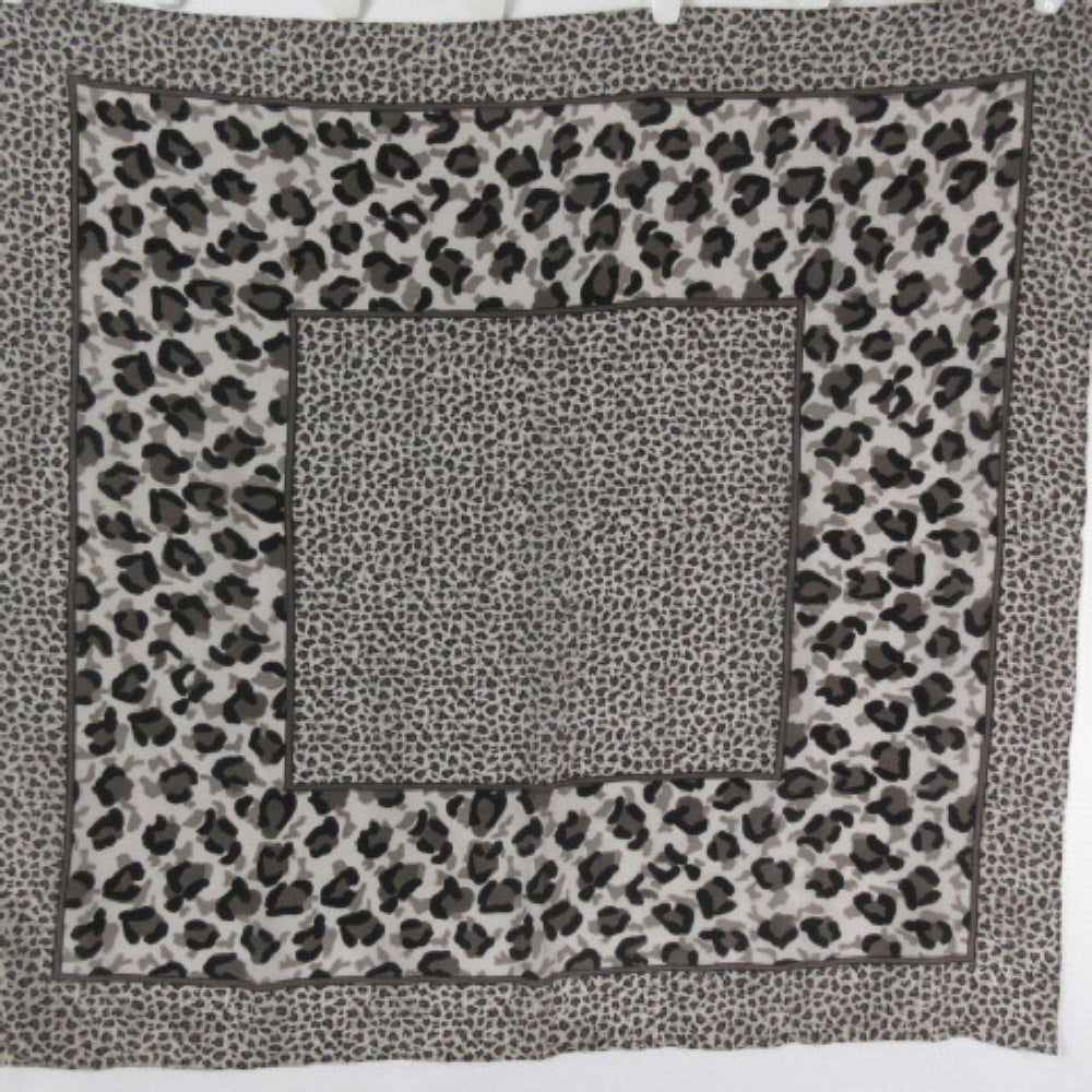 Lovely Animal Print Design Silk Scarf - Square - 1574
