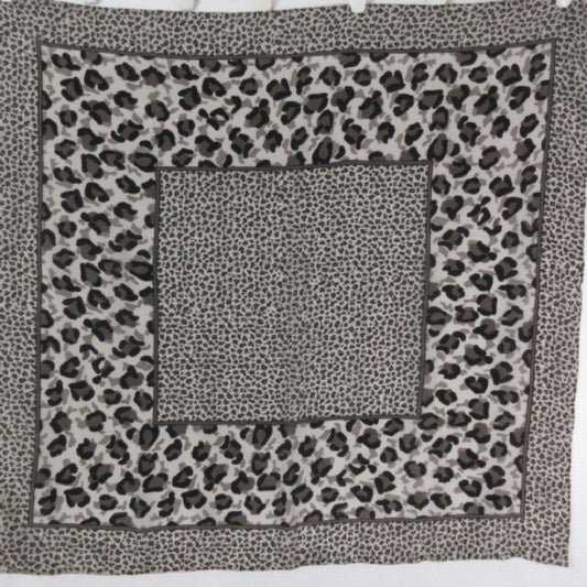 Lovely Animal Print Design Silk Scarf - Square - 1574