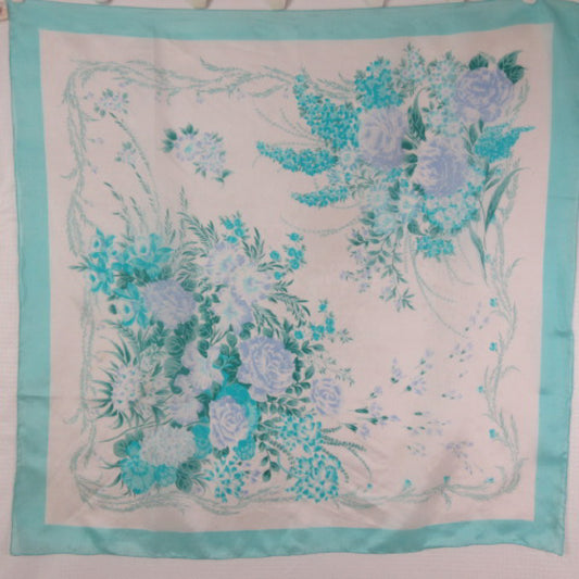 Triangle Vintage Designer Silk Scarf - Square - 1575