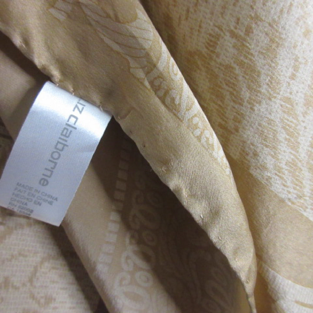 Liz Claiborne Leaves Lace Silk Scarf - Square - 1600