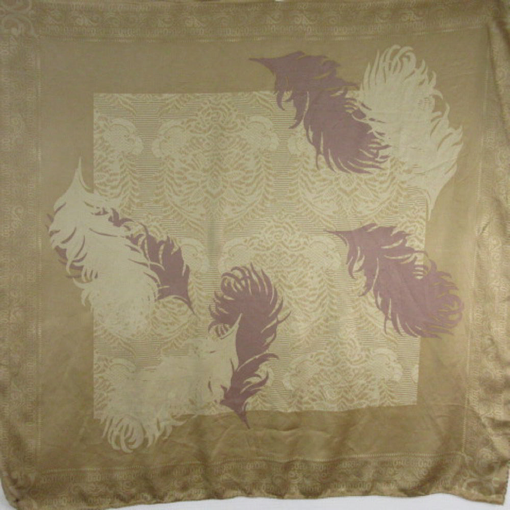 Liz Claiborne Leaves Lace Silk Scarf - Square - 1600