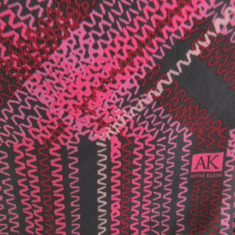 Anne Klein Designer Silk Scarf - Long - 1612