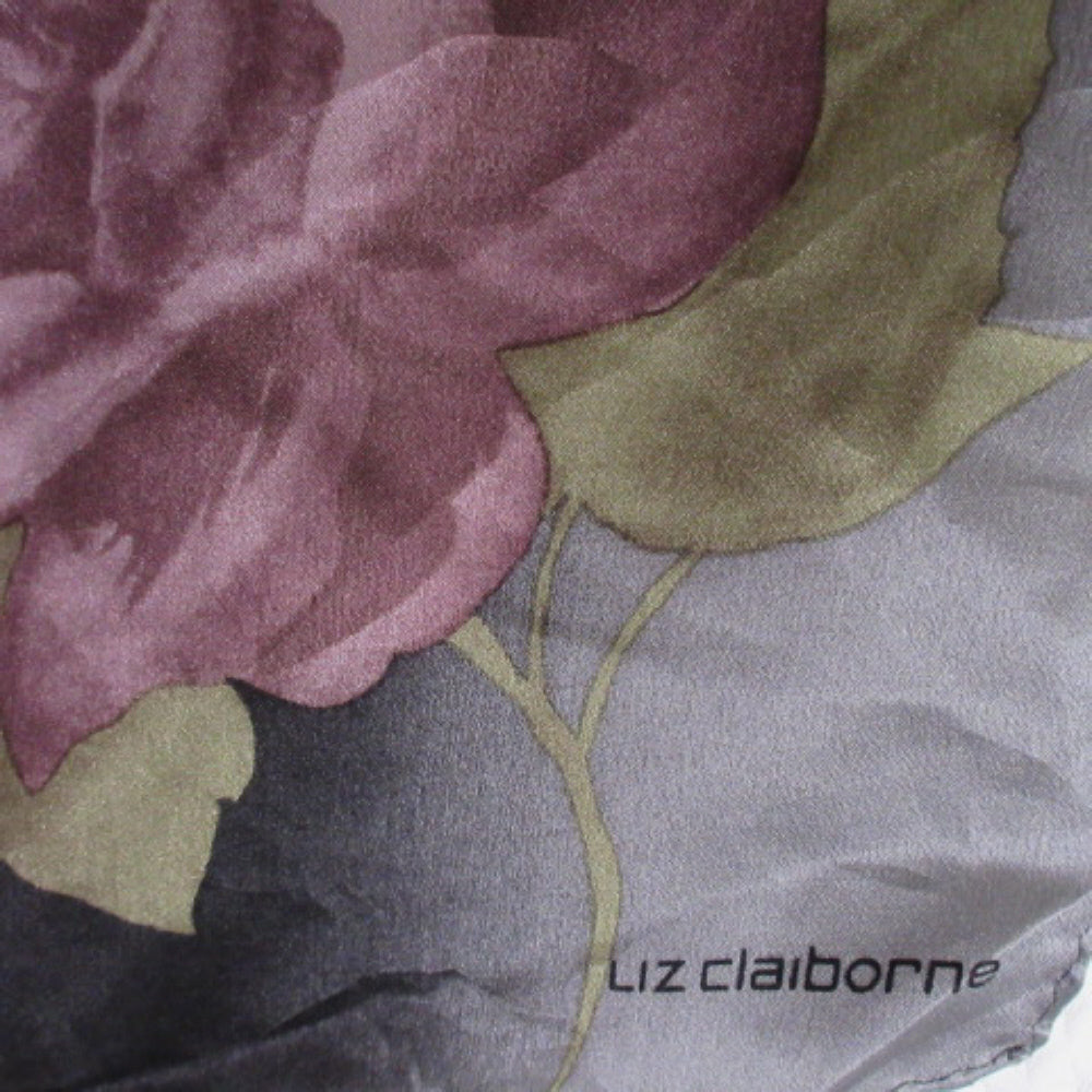 NWT - Liz Claiborne Designer Silk Scarf - Long - 1613