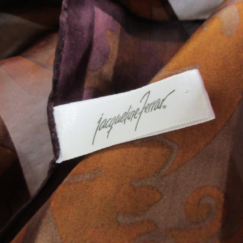 Jacqueline Ferrar Designer Silk Scarf - Long - 1642