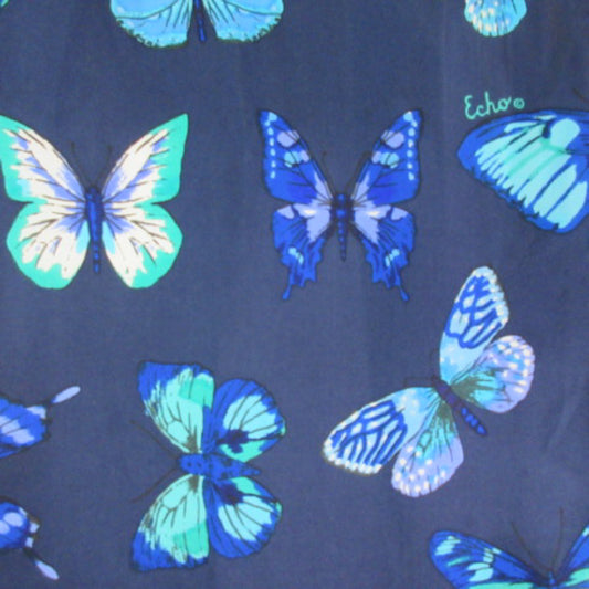 Echo Butterflies Silk Scarf - Long – 1705