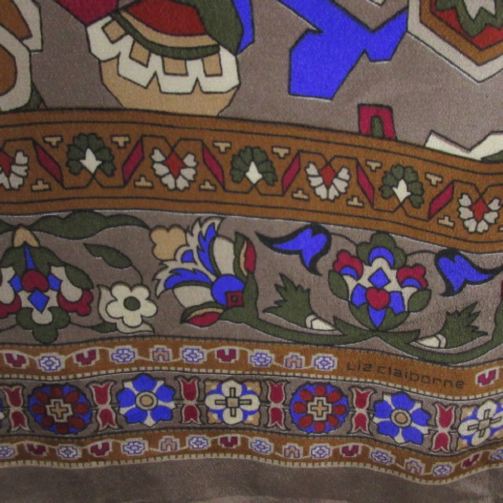 Liz Claiborne Designer Silk Scarf - Long - 1710