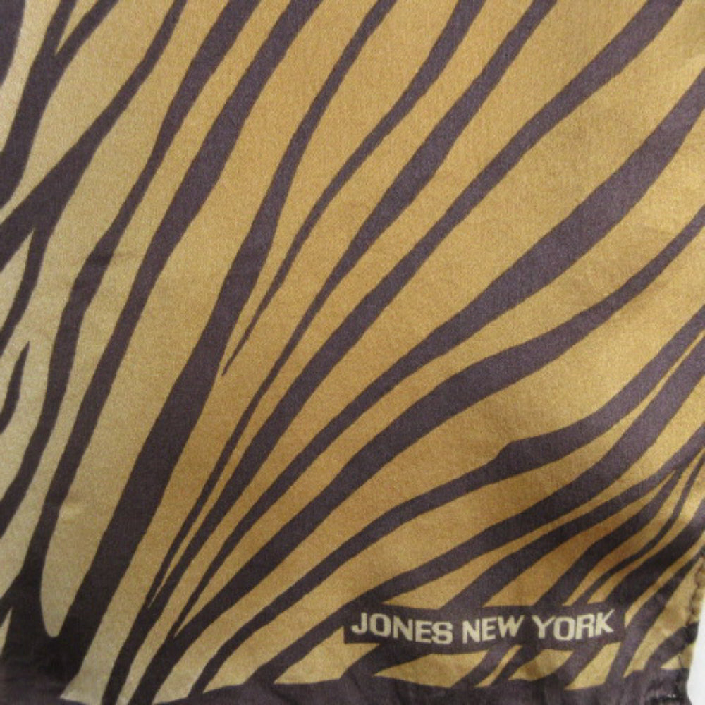 Jones New York Tiger Silk Scarf - Long - 1714
