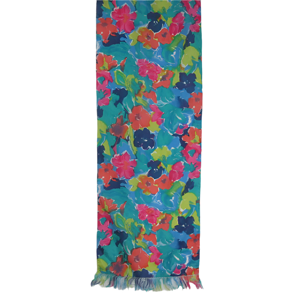 Emanuel Geraldi Designer Silk Scarf - Long - 1740
