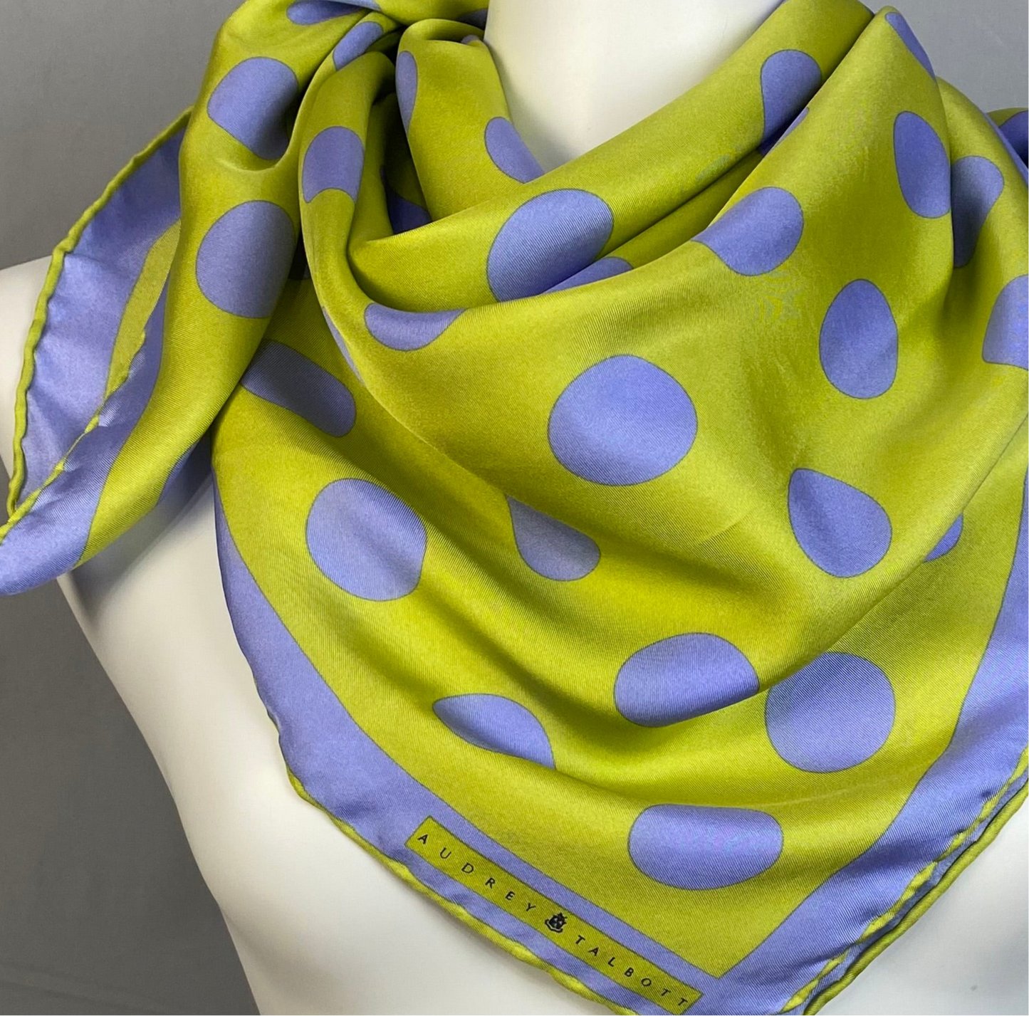 Audrey Talbott Designer Silk Scarf - Square - 4837