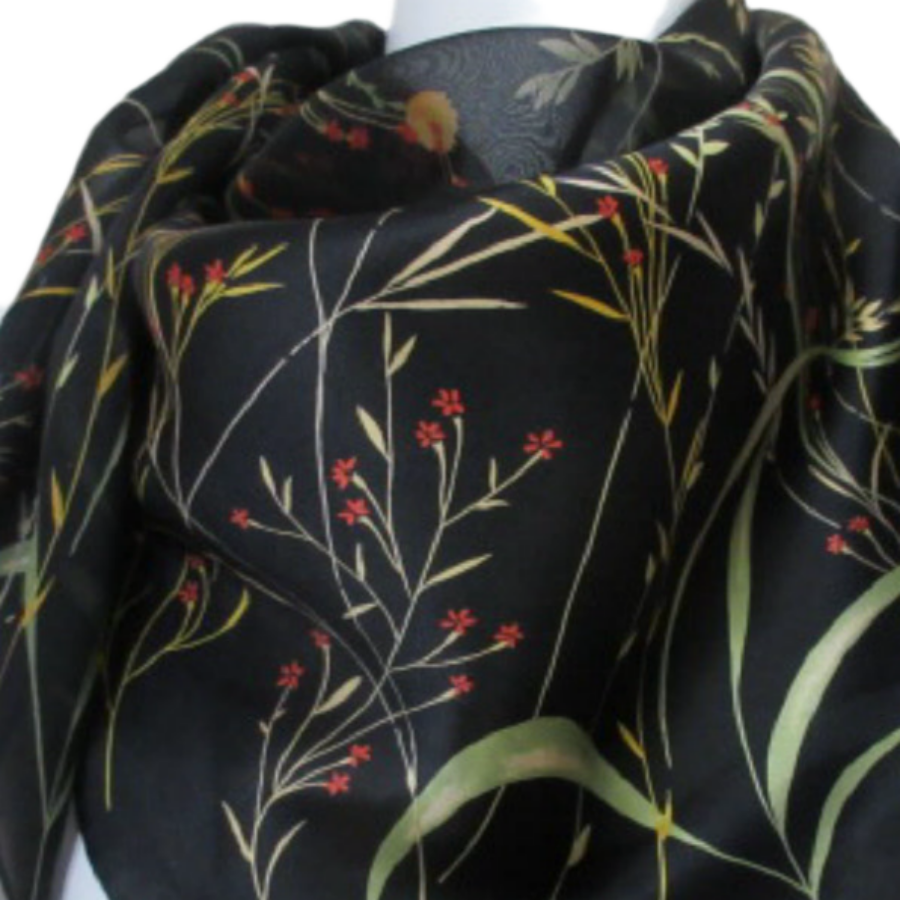 Ellen Tracy Designer Silk Scarf - Square – 4568