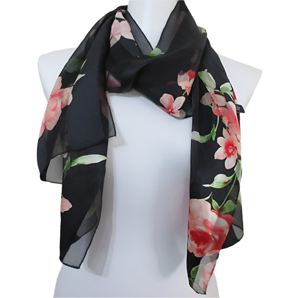 Charter Club Designer Silk Scarf - Long - 1808