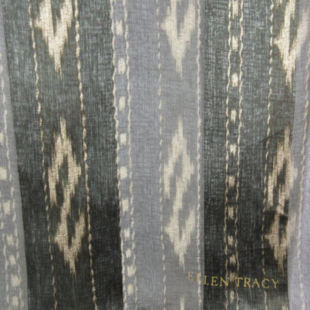 Ellen Tracy Designer Silk Scarf - Long - 1847