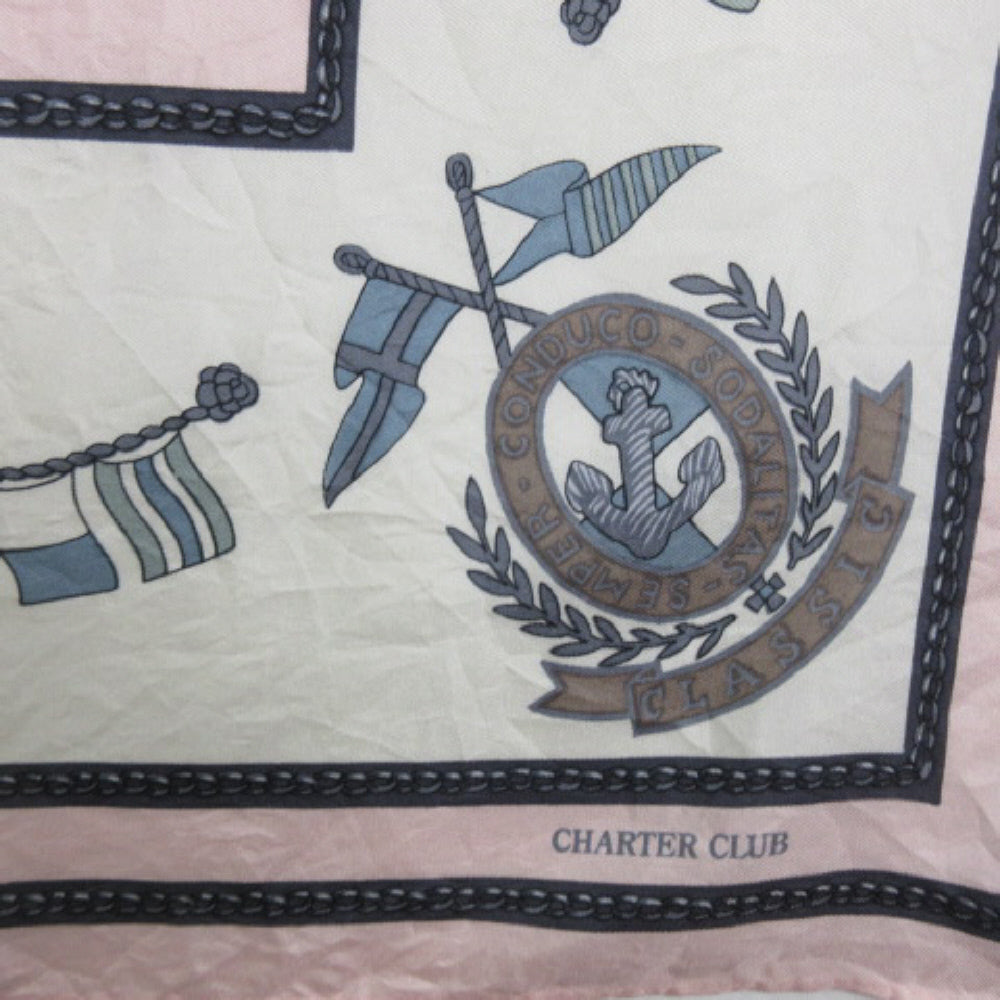 Charter Club Designer Silk Scarf - Square - 1865