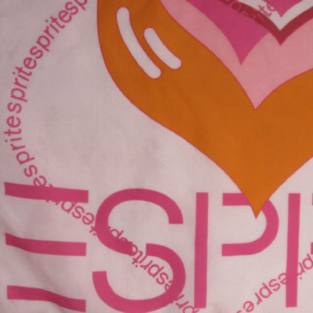 ESPRIT Designer Hearts Silk Scarf - 20" Square - 1884