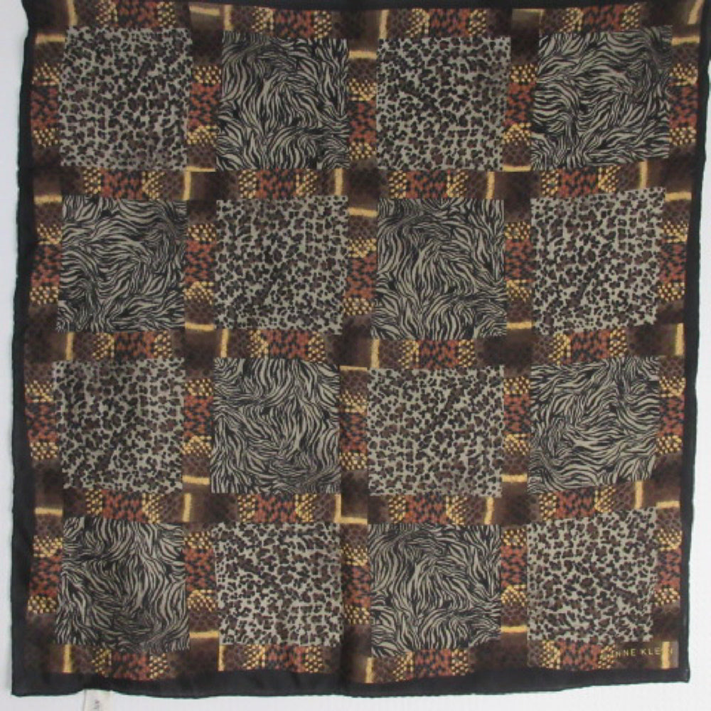 Anne Klein Designer Silk Scarf - 21" Square - 1891