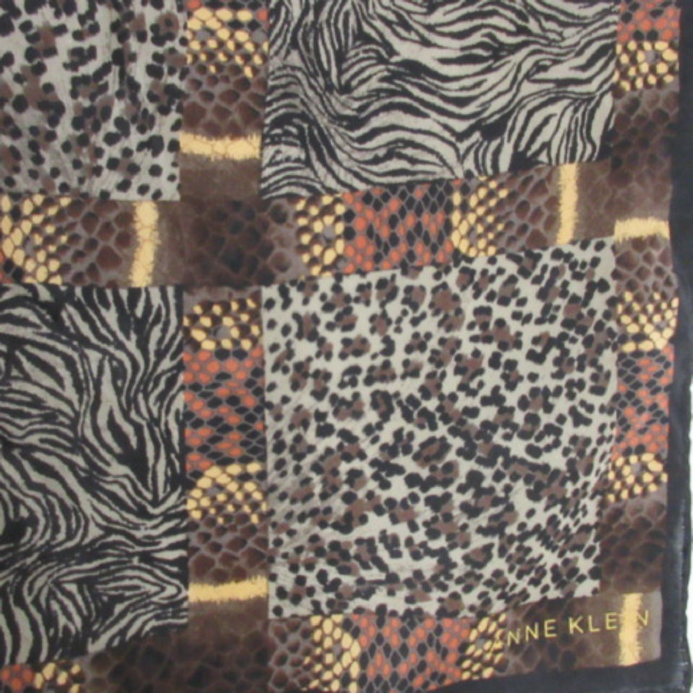 Anne Klein Designer Silk Scarf - 21" Square - 1891