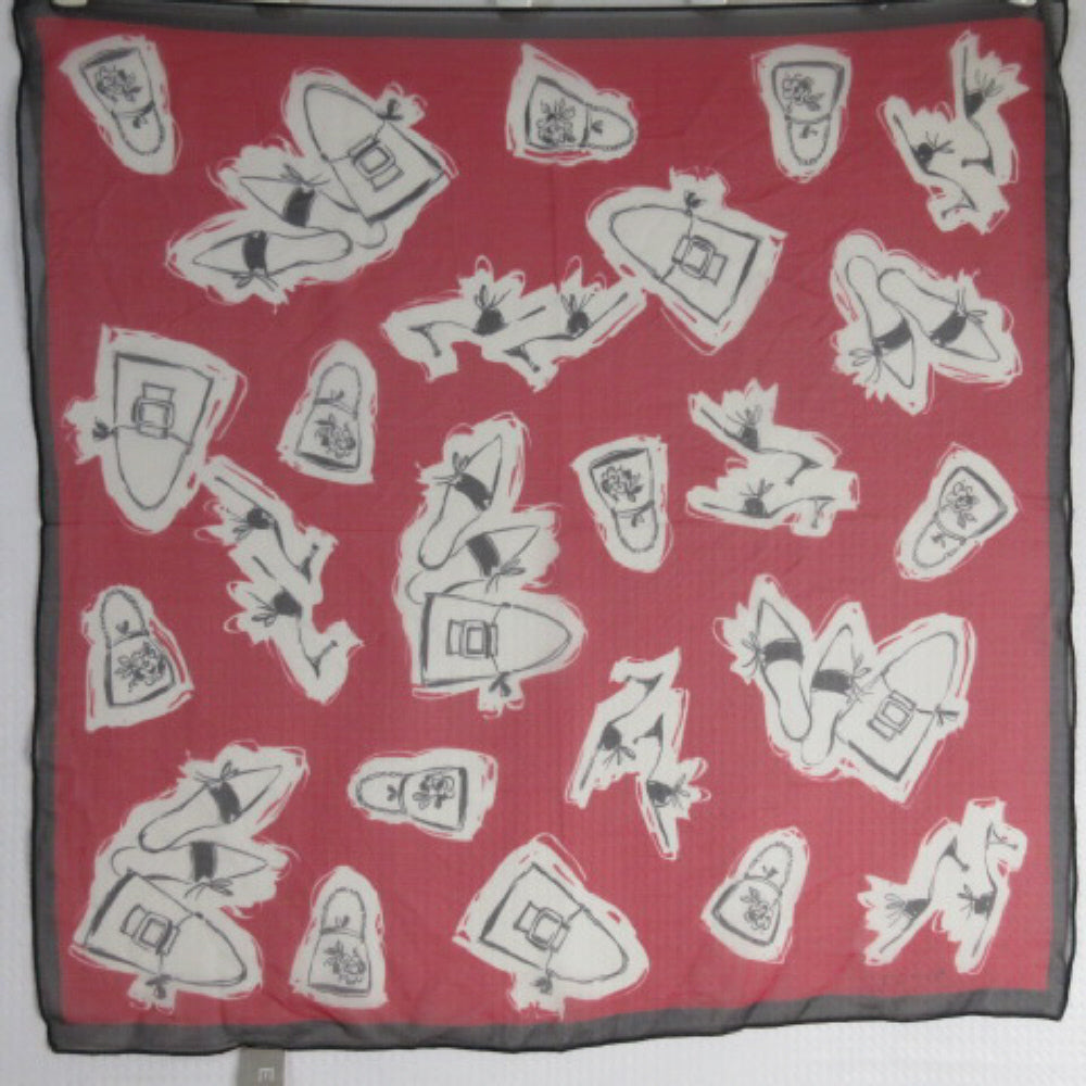 Echo Designer Silk Scarf - 22”  Square - 1892