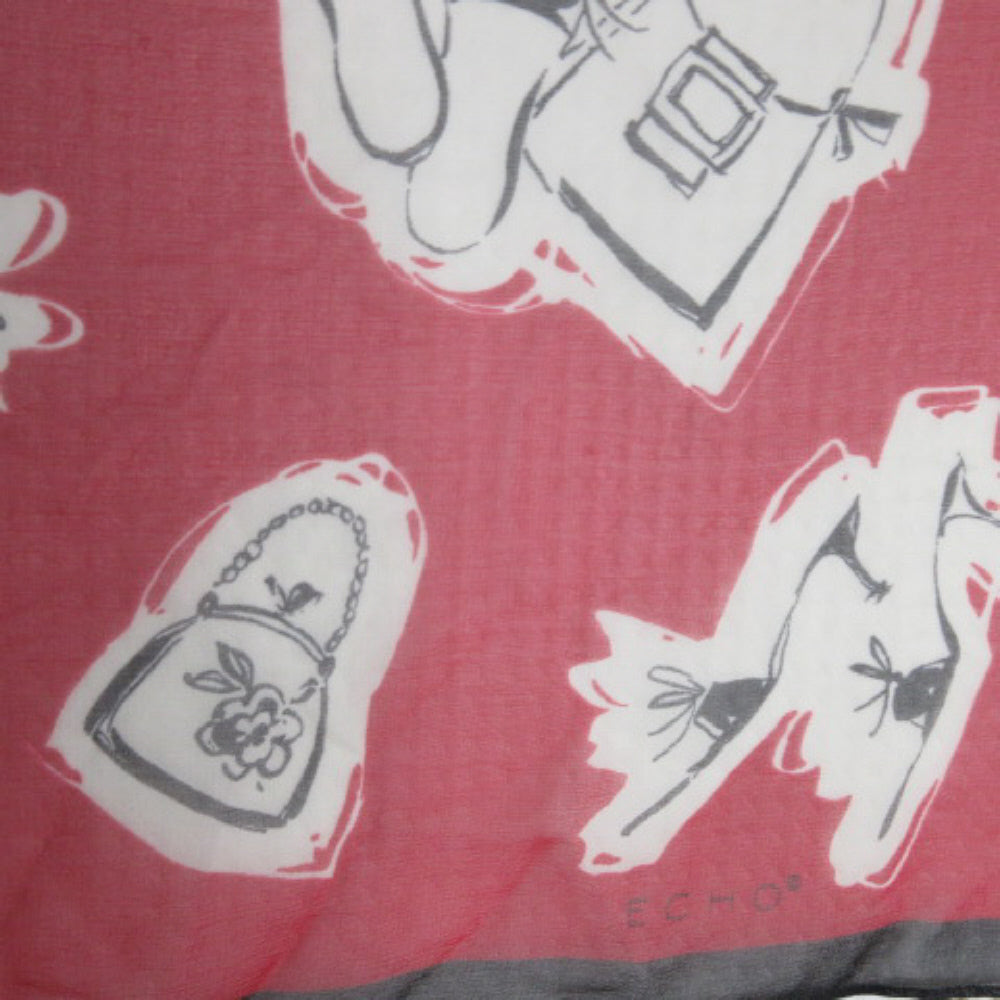 Echo Designer Silk Scarf - 22”  Square - 1892