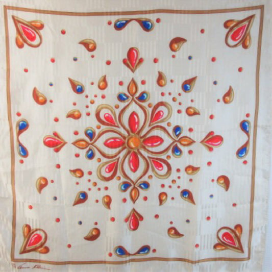 Anne Klein Designer Silk Scarf - Square - 1903