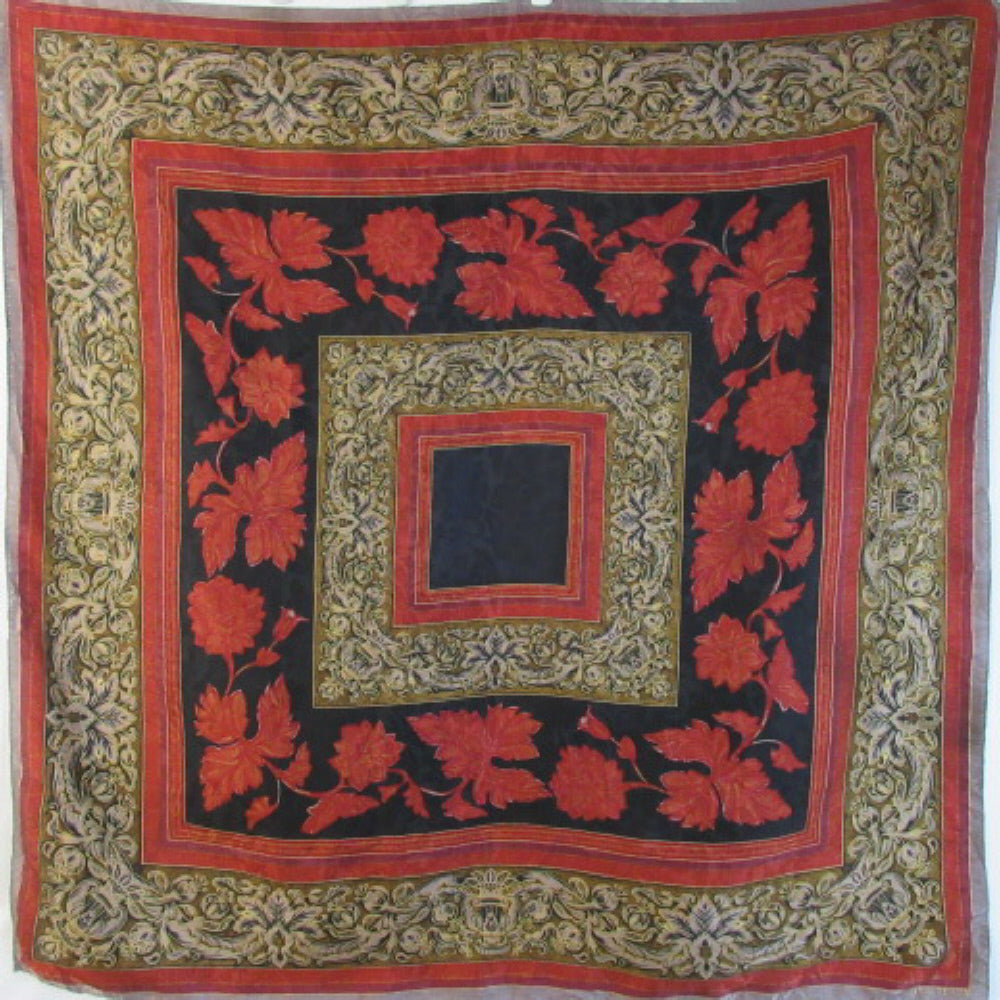 ELLEN TRACY Designer Silk Scarf - Square - 1910