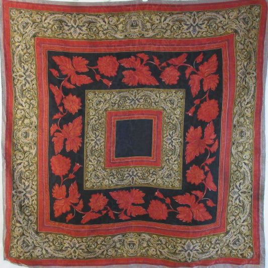 ELLEN TRACY Designer Silk Scarf - Square - 1910