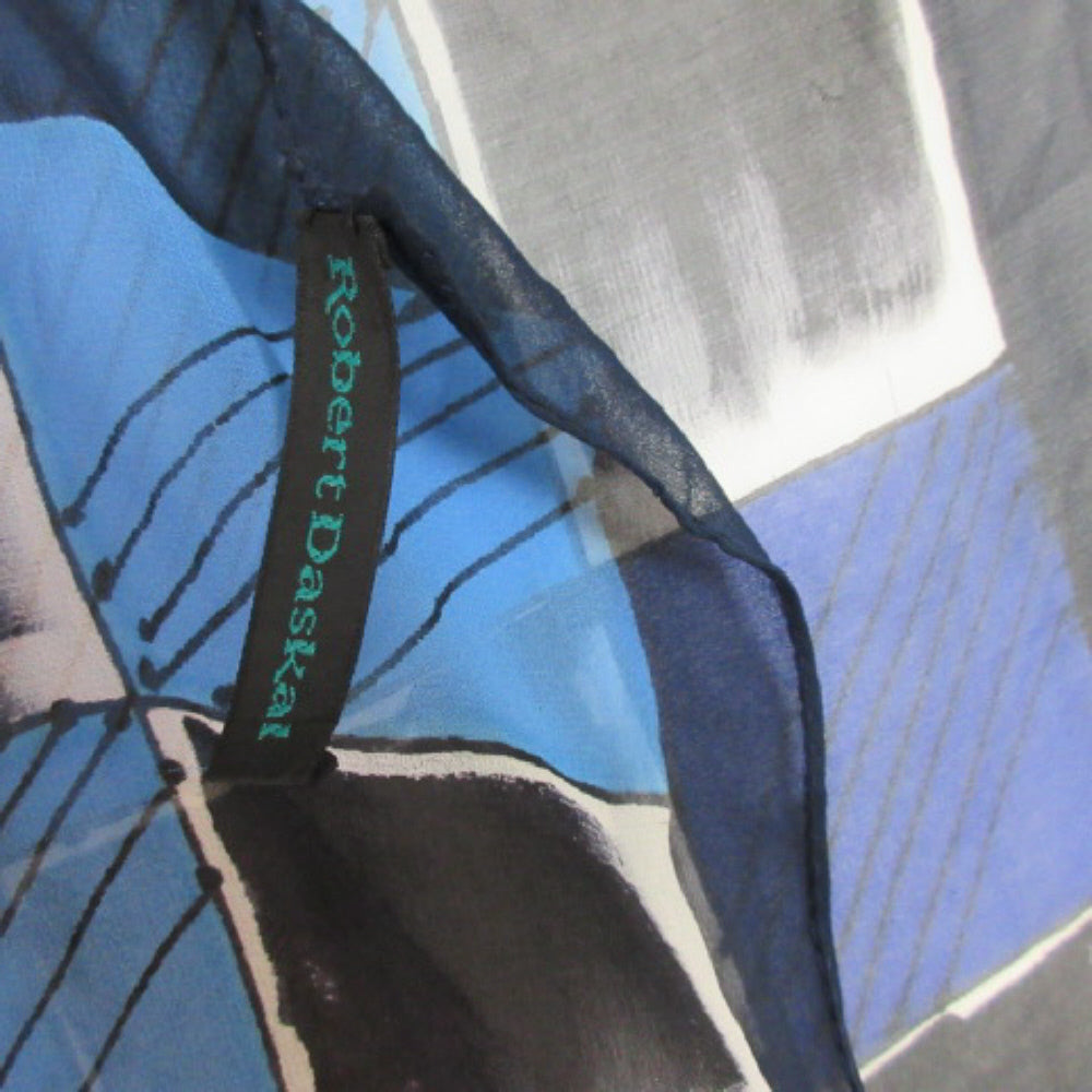 Robert Daskal Designer Silk Scarf - Square - 2008
