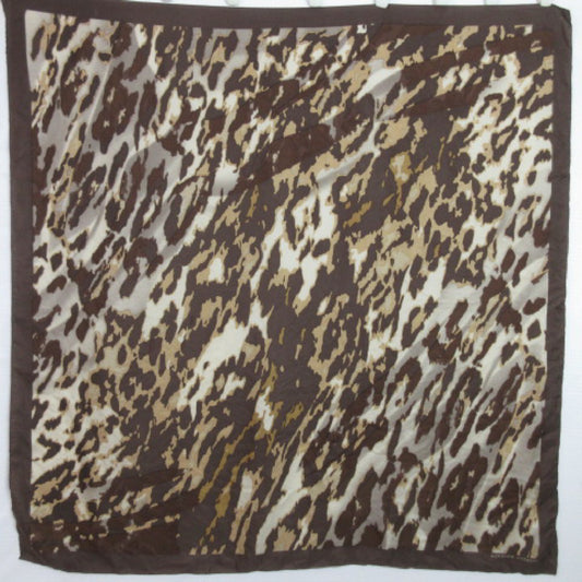 Adrienne Vittadini Animal Print Silk Scarf - Square - 2025