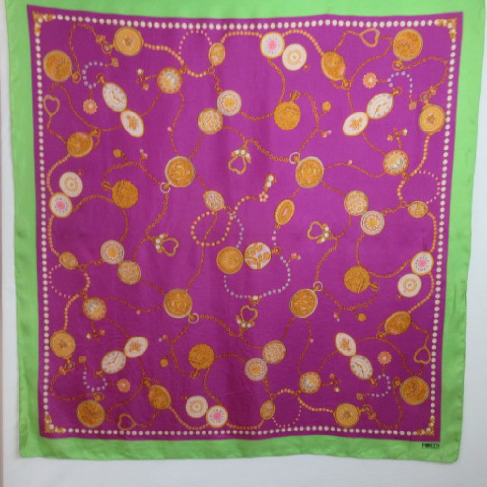 PORTS INTERNATIONAL Watches Design Silk Scarf - Square