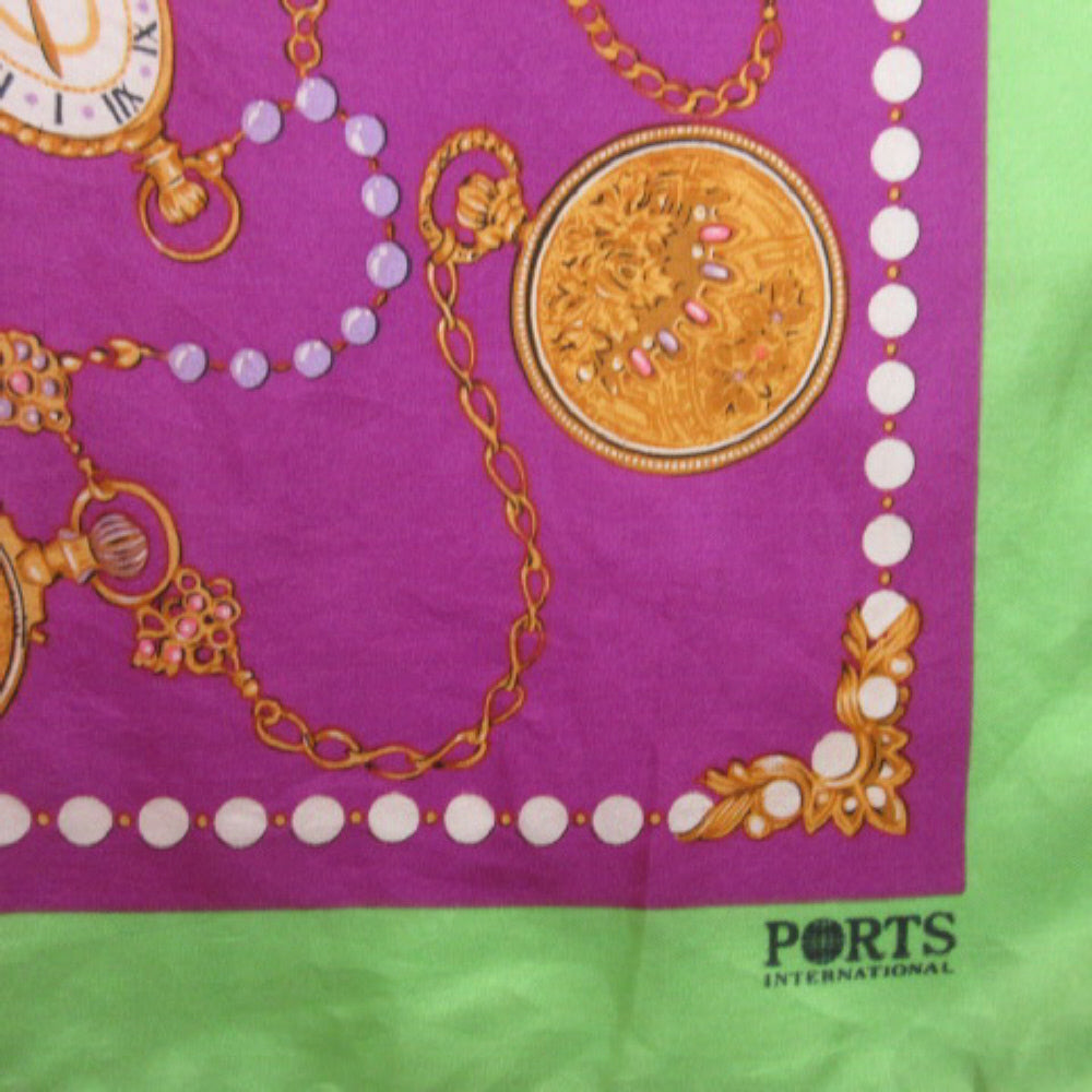 PORTS INTERNATIONAL Watches Design Silk Scarf - Square
