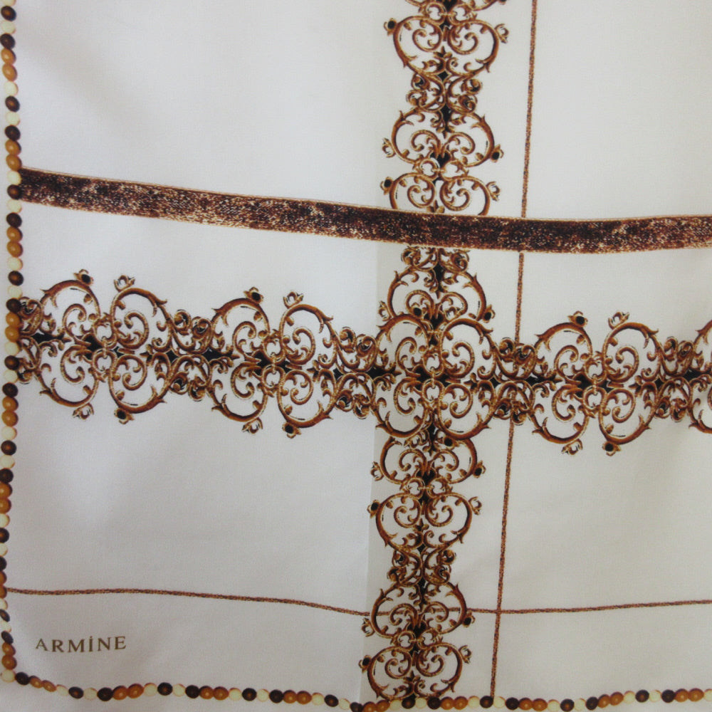 ARMINE Silk Scarf - Large Square Made in Turkey - 5502
