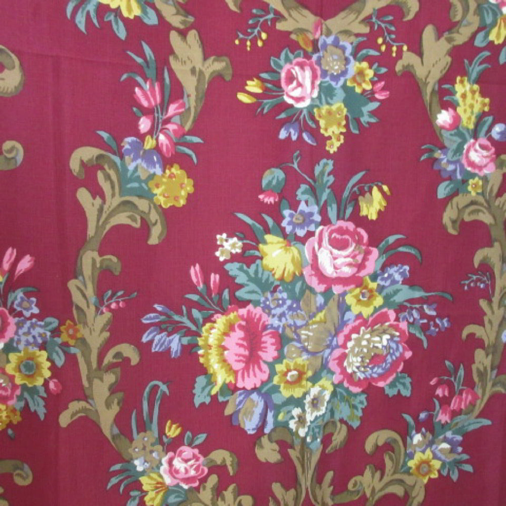 Bill Blass Floral Silk Scarf - Square - 2171