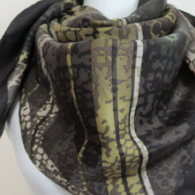 Oscar de la Renta Autumn Silk Scarf Square - 2175