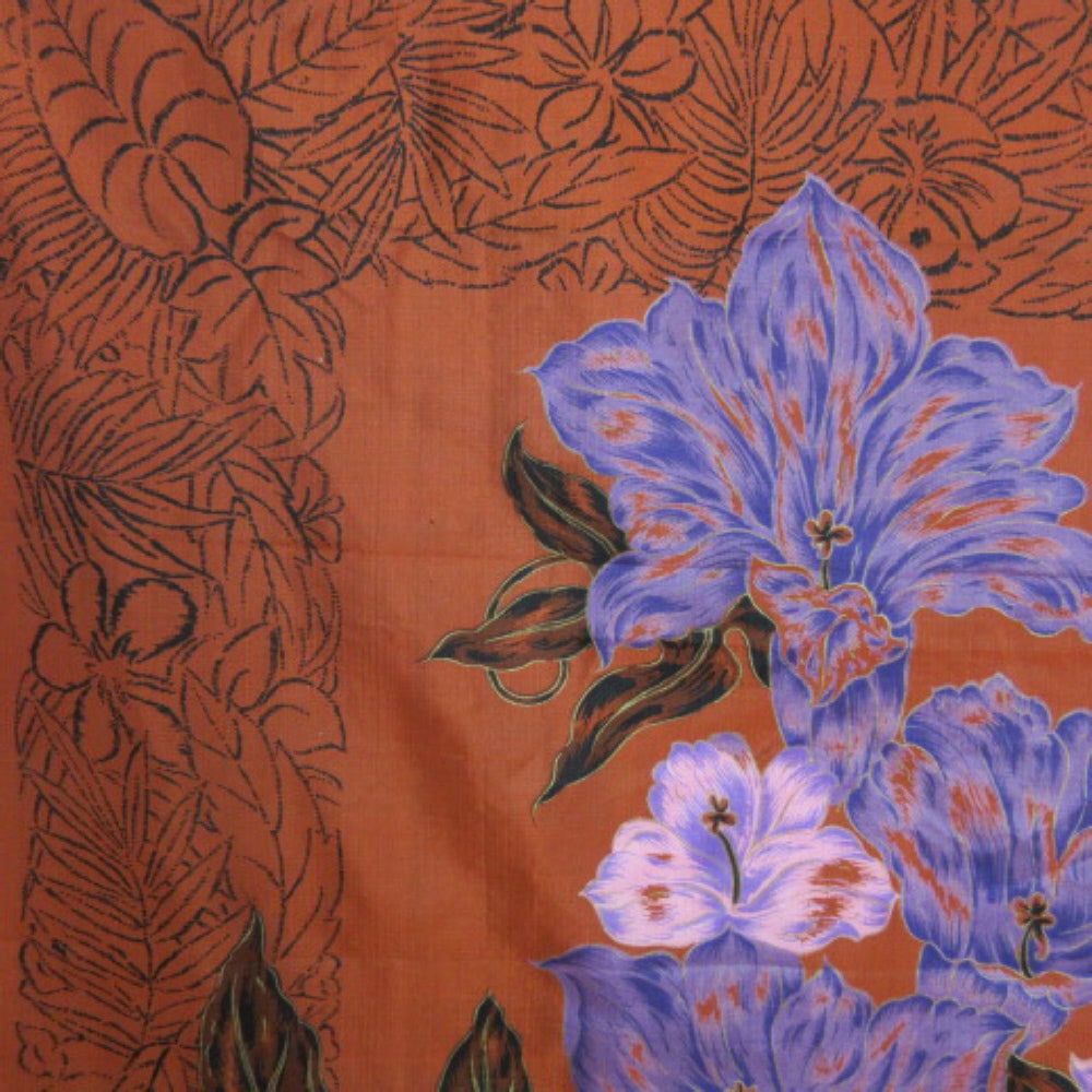 Thai Silk Scarf Floral - Square 2183