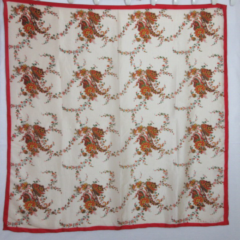 Perry Ellis Designer Silk Scarf - Square - 2195